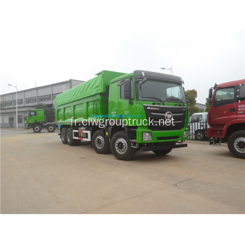 Camion à benne basculante transportant des minéraux Foton 8x4 lecteur